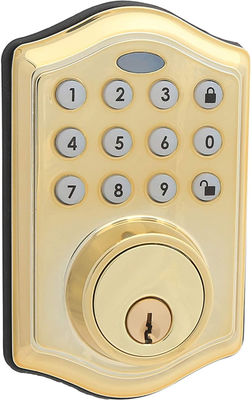 OEM Zinc Alloy Keyless Electronic Keypad Deadbolt Lock  Multicolor