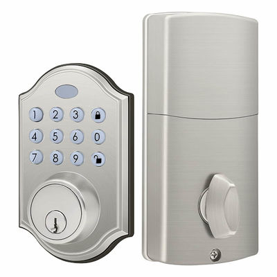 OEM Zinc Alloy Keyless Electronic Keypad Deadbolt Lock  Multicolor