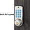 Anti Peeping Electronic Keyless Deadbolt Lock With Backlit Keypad