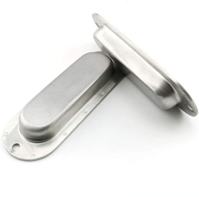 Oval Stainless Steel Flush Hidden Finger Pull Handles