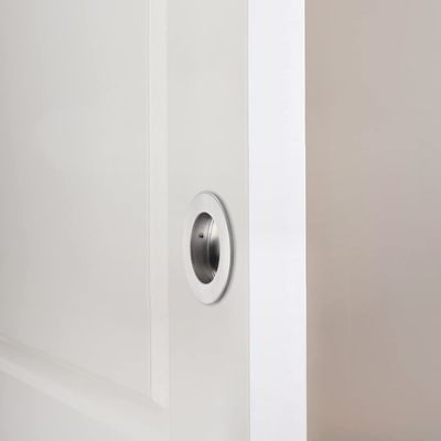 Flush Hidden Pull Handle Round SUS304 For Closet