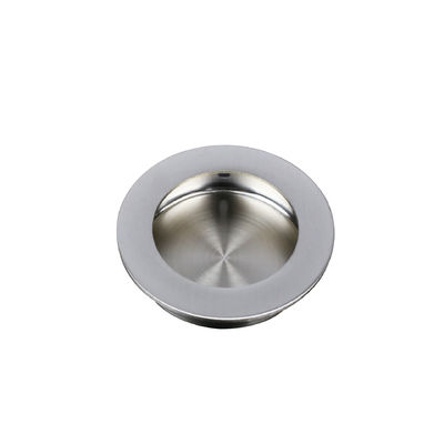 Flush Hidden Pull Handle Round SUS304 For Closet