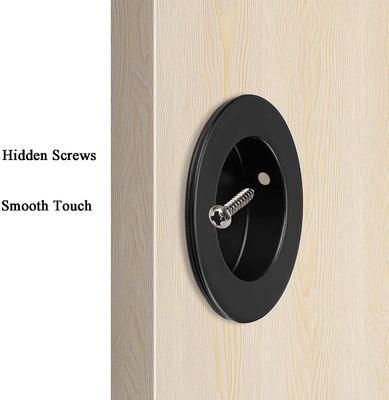 Flush Hidden Pull Handle Round SUS304 For Closet