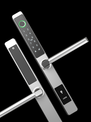 School Narrow Frame IP65 Waterproof Smart Door Lock With Password