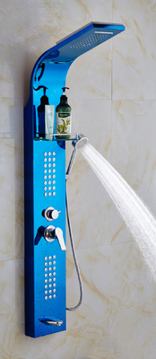 Wall Mounted Shower Tower Waterfall Stainless Steel Modern Shower Panel