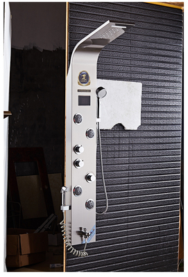 Multi Colored Head Bathroom Shower Panels L120 X W22 X T7cm Size