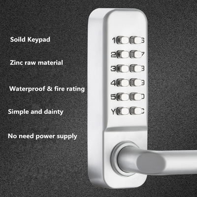 Zinc Resettable Combination Keyless Doorlock 142 X 42 X 26 Mm
